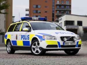 Volvo V70 Police 2007 года (UK)